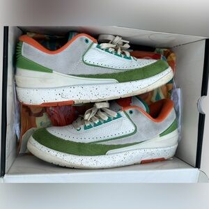 🧡Nike Air Jordan 2 Retro Low SP 'Titan'💚